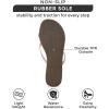 imageProject Cloud Flip Flops for Women  Memory Foam Flats Summer Sandals for Women 2025  Vegan Leather Lightweight Womens Sandals Summer Beach Essentials SlidesBeige Crossstrap