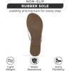imageProject Cloud Flip Flops for Women  Memory Foam Flats Summer Sandals for Women 2025  Vegan Leather Lightweight Womens Sandals Summer Beach Essentials SlidesSilver Metallic