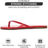imageProject Cloud Flip Flops for Women  Memory Foam Flats Summer Sandals for Women 2025  Vegan Leather Lightweight Womens Sandals Summer Beach Essentials SlidesRed Patent