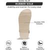 imageProject Cloud Genuine Leather Platform Sandals Women Footwear  Comfortable and Adjustable Strappy Summer Sandals for Women 2025  Memory Foam and NonSlip Slingback Beach SlidesBeige