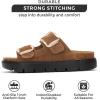imageProject Cloud Genuine Leather Platform Sandals Women Footwear  Wedge Chunky Sandals Womens sandals with Memory Foam Insole and Cork Footbed GREECECHUNKYChoco Suede