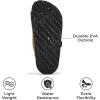 imageProject Cloud Genuine Leather Slides For Kids  Natural Cork Footbed Summer Sandals Beach Slide Sandals for Girls ampamp Boys  NonSlip Boys ampamp Girls Sandals Little VenitaBrown Cognac