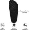 imageProject Cloud Genuine Leather Summer Sandals for Women 2025  Memory Foam ampamp Cork Footbed Beach Vacation Essentials Womens Sandals Comfortable Lightweight Slides for Women Footwear CapriBlack Suede
