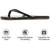 imageProject Cloud Kids Sandals For Girls Footwear with Memory Foam Insole Kids Flip Flops  Lightweight ampamp Slip Resistant Girls Sandals Summer Beach Essentials Little FoundationsBlack Patent