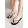 imageProject Cloud Kids Sandals For Girls Footwear with Memory Foam Insole Kids Flip Flops  Lightweight ampamp Slip Resistant Girls Sandals Summer Beach Essentials Little FoundationsBlack Patent