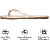 imageProject Cloud Kids Sandals For Girls Footwear with Memory Foam Insole Kids Flip Flops  Lightweight ampamp Slip Resistant Girls Sandals Summer Beach Essentials Little FoundationsGold