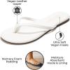 imageProject Cloud Kids Sandals For Girls Footwear with Memory Foam Insole Kids Flip Flops  Lightweight ampamp Slip Resistant Girls Sandals Summer Beach Essentials Little FoundationsWhite