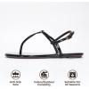 imageProject Cloud Thong Sandals for Women 2025  Memory Foam and Lightweight Summer Essentials  Non Slip Flip Flops for Women Footwear with Back Strap Beach Flats Sandals CelebrationBlack