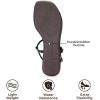 imageProject Cloud Thong Sandals for Women 2025  Memory Foam and Lightweight Summer Essentials  Non Slip Flip Flops for Women Footwear with Back Strap Beach Flats Sandals CelebrationBlack