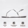 imageProject Cloud Thong Sandals for Women 2025  Memory Foam and Lightweight Summer Essentials  Non Slip Flip Flops for Women Footwear with Back Strap Beach Flats Sandals CelebrationSilver