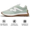 imageProject Cloud Trendy Sneakers for Women  Memory Foam and NonSlip Comfortable Casual Ladies Shoes for Womens Fashion Sneakers  Lightweight Laceup Shoes LeccoPistachio