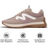 imageProject Cloud Trendy Sneakers for Women  Memory Foam and NonSlip Comfortable Casual Ladies Shoes for Womens Fashion Sneakers  Lightweight Laceup Shoes LeccoTaupe