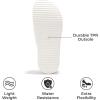 imageProject Cloud Wedge Platform Sandals For Women 2025  Memory Foam Insole ampamp Cork Footbed Platform Heel Slides for Women Footwear  Beach Essential Womens Sandals SoftyWhite