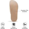imageProject Cloud Wedge Platform Sandals For Women 2025  Memory Foam Insole ampamp Cork Footbed Platform Heel Slides for Women Footwear  Beach Essential Womens Sandals SoftyBeige