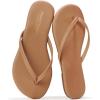 imageProject Cloud Kids Sandals For Girls Footwear with Memory Foam Insole Kids Flip Flops  Lightweight ampamp Slip Resistant Girls Sandals Summer Beach Essentials Little FoundationsTaupe