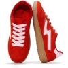 Red Microsuede