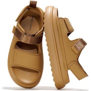 imageProject Cloud Platform Sandals for Women 2025  Memory Foam Insole Lightweight ampamp SlipResistant Womens Sandals  Stylish BeachReady Waterproof Women Footwear GoldieLight Brown