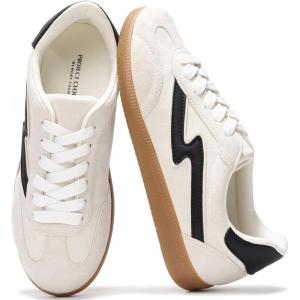imageProject Cloud Sneakers for Women  LaceUp Shoes for Women Trendy Women Sneakers with Memory Foam Insole Womens Fashion Sneakers NonSlip Womens Shoes IritaTaupe