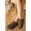 imageProject Cloud Mens Clogs  Full Grain Genuine Leather Memory Foam Clogs for Men Arch Support Cork Footbed  Non Slip Platform Mules BrooklynBrown