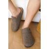 imageProject Cloud Mens Clogs  Full Grain Genuine Leather Memory Foam Clogs for Men Arch Support Cork Footbed  Non Slip Platform Mules BrooklynBrown Wool