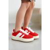imageProject Cloud Platform Girls Sneakers  Lightweight Memory Foam Insole Laceup Kids Shoes with Trendy Styles  NonSlip Fashion Platform Boys and Girls Shoes Little NitaRed