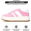 imageProject Cloud Platform Sneakers for Women  Lightweight Memory Foam Insole Fashion Sneakers for Women Footwear  NonSlip Womens Sneakers Platform Shoes Womens Fashion NitaPinkwhite Stripes