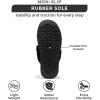 imageProject Cloud Slippers for Women Footwear  Genuine Suede with Memory Foam Clogs and Mules for Women 2025  Non Slip and Lightweight Faux Fur Slippers VikiBlack