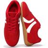 imageProject Cloud Barefoot Shoes Women  Memory Foam LaceUp Womens Sneakers  Lightweight ampamp Non Slip Womens Shoes Casual  AllDay Womens Fashion Sneakers for 2025 GoalRed