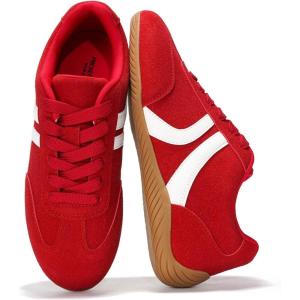 imageProject Cloud Barefoot Shoes Women  Memory Foam LaceUp Womens Sneakers  Lightweight ampamp Non Slip Womens Shoes Casual  AllDay Womens Fashion Sneakers for 2025 GoalRed