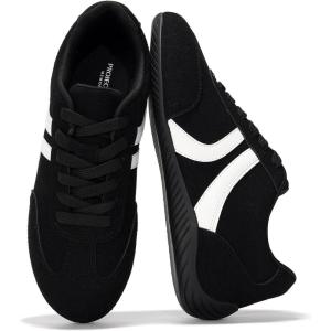 imageProject Cloud Barefoot Shoes Women  Memory Foam LaceUp Womens Sneakers  Lightweight ampamp Non Slip Womens Shoes Casual  AllDay Womens Fashion Sneakers for 2025 GoalBlack