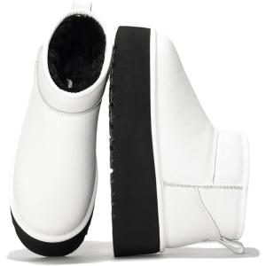 imageProject Cloud 100 Genuine Suede Leather Ankle Boots for Women  AntiSlip Memory Foam Insole Womens Boots  Lightweight Winter Womens Shoes Ankle Booties for Women HuggyWhite