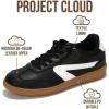 imageProject Cloud Kids Shoes for Girls ampamp Boys  NonSlip Memory Foam Girls Shoes  Lightweight LaceUp Boys Fashion Sneakers Trendy Little IritaBlack