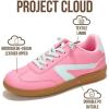imageProject Cloud Kids Shoes for Girls ampamp Boys  NonSlip Memory Foam Girls Shoes  Lightweight LaceUp Boys Fashion Sneakers Trendy Little IritaPink