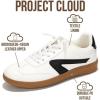 imageProject Cloud Kids Shoes for Girls ampamp Boys  NonSlip Memory Foam Girls Shoes  Lightweight LaceUp Boys Fashion Sneakers Trendy Little IritaWhite