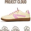 imageProject Cloud Kids Shoes for Girls ampamp Boys  NonSlip Memory Foam Girls Shoes  Lightweight LaceUp Boys Fashion Sneakers Trendy Little IritaYellow