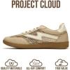 imageProject Cloud Sneakers for Women  LaceUp Shoes for Women Trendy Women Sneakers with Memory Foam Insole Womens Fashion Sneakers NonSlip Womens Shoes IritaNude Mesh