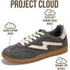 imageProject Cloud Sneakers for Women  LaceUp Shoes for Women Trendy Women Sneakers with Memory Foam Insole Womens Fashion Sneakers NonSlip Womens Shoes IritaGrey