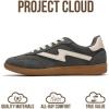 imageProject Cloud Sneakers for Women  LaceUp Shoes for Women Trendy Women Sneakers with Memory Foam Insole Womens Fashion Sneakers NonSlip Womens Shoes IritaGrey