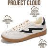 imageProject Cloud Sneakers for Women  LaceUp Shoes for Women Trendy Women Sneakers with Memory Foam Insole Womens Fashion Sneakers NonSlip Womens Shoes IritaWhite Mult