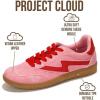 imageProject Cloud Sneakers for Women  LaceUp Shoes for Women Trendy Women Sneakers with Memory Foam Insole Womens Fashion Sneakers NonSlip Womens Shoes IritaBubble Gum