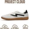 imageProject Cloud Sneakers for Women  LaceUp Shoes for Women Trendy Women Sneakers with Memory Foam Insole Womens Fashion Sneakers NonSlip Womens Shoes IritaWhite Mult