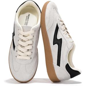 imageProject Cloud Sneakers for Women  LaceUp Shoes for Women Trendy Women Sneakers with Memory Foam Insole Womens Fashion Sneakers NonSlip Womens Shoes IritaWhite Mult