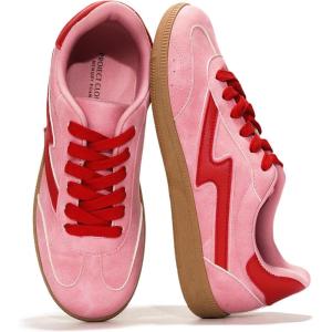 imageProject Cloud Sneakers for Women  LaceUp Shoes for Women Trendy Women Sneakers with Memory Foam Insole Womens Fashion Sneakers NonSlip Womens Shoes IritaBubble Gum