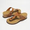 imageProject Cloud 100 Genuine Leather Womens Sandals Wedge Arizona Sandals Women  Wedge Sandals ampamp Slippers  Memory Foam  Women footwear Beach Essentials TStrap Wedges Belize Chestnut 11