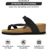imageProject Cloud Genuine Leather Womens Sandals Wedge  Wedge Sandals ampamp Slippers  Memory Foam Women Footwear Beach Essentials NonSlip Sandals for Women 2025Blackbailey