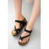 imageProject Cloud Genuine Leather Womens Sandals Wedge  Wedge Sandals ampamp Slippers  Memory Foam Women Footwear Beach Essentials NonSlip Sandals for Women 2025Blackbailey