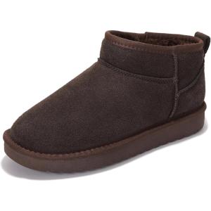 imageProject Cloud Genuine Suede Ankle Boots for Women  Water Resistant with Memory Foam Insole Winter Boots for Women  Trending Shoes ampamp Comfortable Womens Ankle Boots HippyChoco Brown Suede