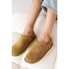 imageProject Cloud Genuine Suede Kids Clogs with Back Strap  Memory Foam and Lightweight Slipon Boys and Girls Sandals with Adjustable Straps  NonSlip Clogs for Kids Sandals Little GoldstarChestnut Suede