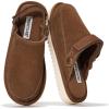 imageProject Cloud Genuine Suede Kids Clogs with Back Strap  Memory Foam and Lightweight Slipon Boys and Girls Sandals with Adjustable Straps  NonSlip Clogs for Kids Sandals Little GoldstarMocha Suede