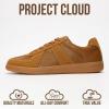 imageProject Cloud Leather Sneakers for Men Shoes  Memory Foam Insole NonSlip Casual Shoes for Men Footwear  Lightweight Vegan Leather Fashion Sneakers DixonTan